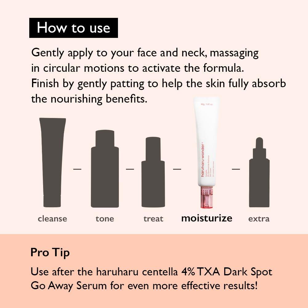image:imageHARUHARU wonder Centella 5 Niacinamide Radiance Gel Cream Reduces Fine Lines Improves Skin Tone Pore Minimizer Hydrating amp Soothing For All Skin Types 141 fl oz141 Fl Oz Pack of 1