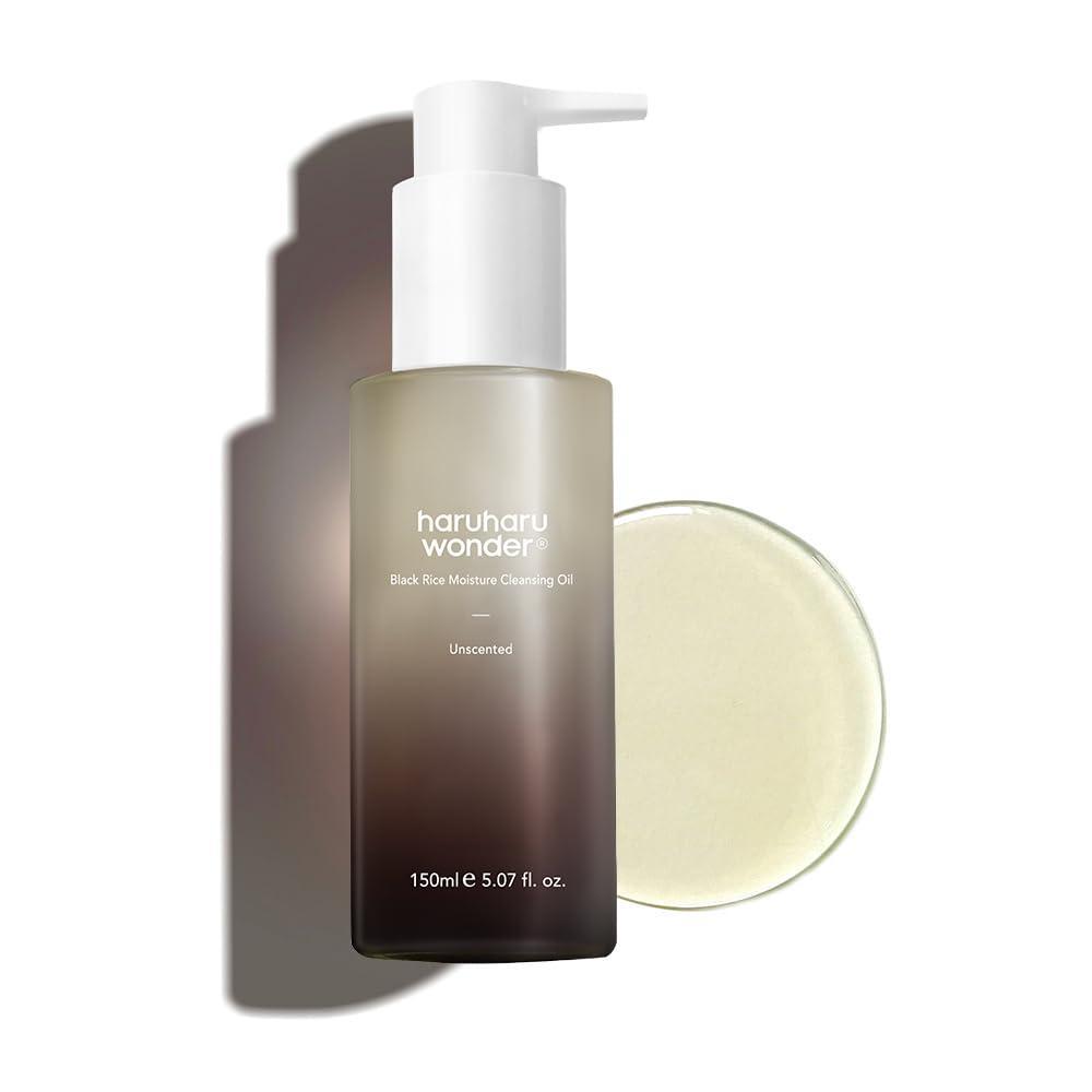 image:imageHARUHARU wonder Black Rice Moisture Cleansing Oil Double Cleansing Daily Makeup Remover Pore Oil Cleanser Korean Skincare For sensitive Noncomedogenic 51 fl oz51 fl oz Original