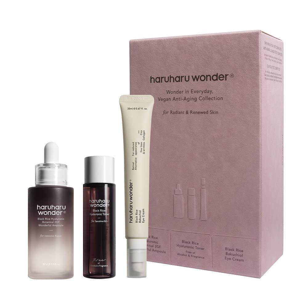 image:imageharuharu wonder Vegan WellAging Collection Korean Skincare Set Holiday Gift Set Suitable for All Skin Types