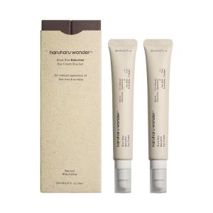 HARUHARU wonder Black Rice Bakuchiol Eye Cream, Smooths Fine Lines & Crow’s Feet, Reduces Puffiness & Dark Circles, Lightweight Day and Night Care, 1.34 fl. oz (Duo Set)(0.67 Fl Oz (Pack of 2))