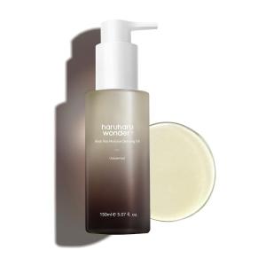 HARUHARU wonder Black Rice Moisture Cleansing Oil, Double Cleansing, Daily Makeup Remover, Pore Oil Cleanser, Korean Skincare, For sensitive, Non-comedogenic, 5.1 fl oz(5.1 fl. oz (Original))