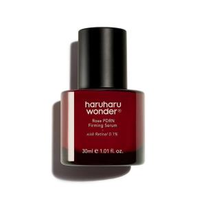 haruharu wonder Rose PDRN Firming Serum with Retinal 0.1%, Boost Collagen, Bulgarian Rose, Minimize Fine lines & Wrinkles, For Sensitive Skin, Fragrance Free, Korean Skincare, Vegan, 1.01 fl.oz