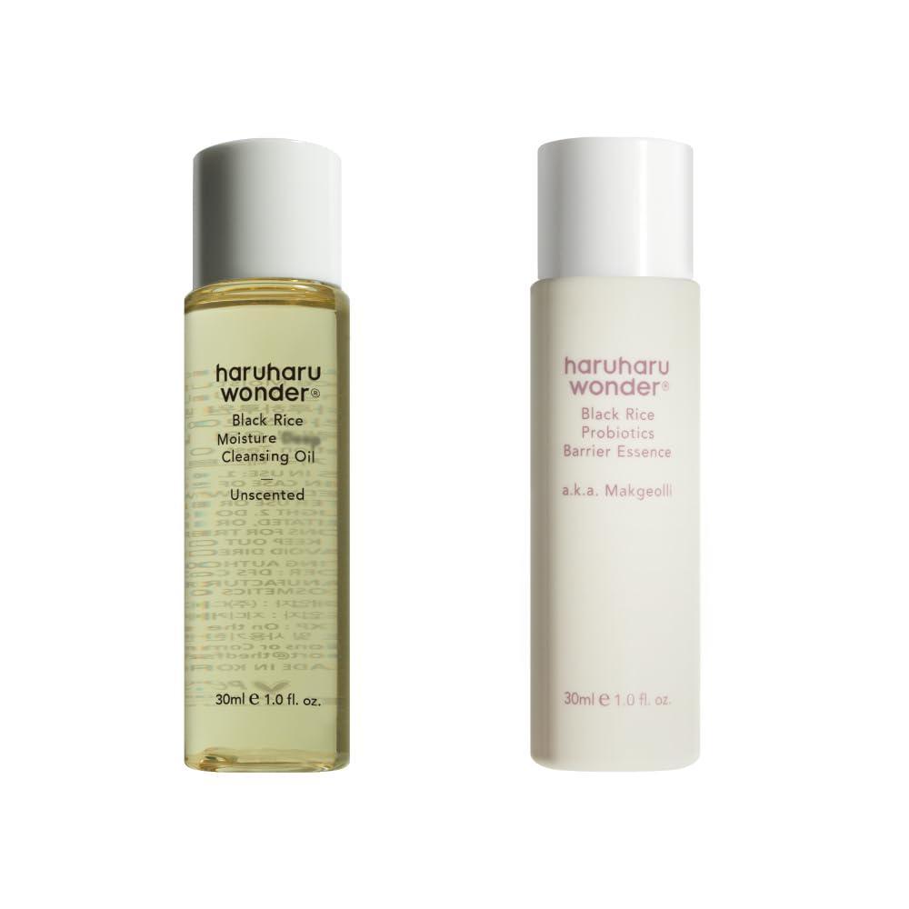 image:imageHARUHARU wonder Travel Size Trial Set Cleansing Oil and Barrier Essence