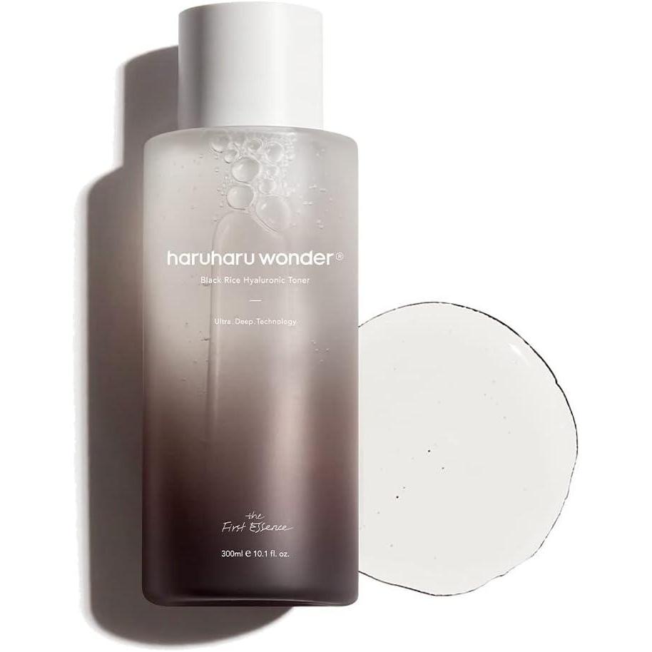 image:imageharuharu Wonder Black Rice Hyaluronic Toner Deep Hydration Glass Skin Hyaluronic Acid Lavender Oil Skin Plumpling Korean Skincare Vegan CrueltyFree 101 floz1014 Fl Oz Pack of 1