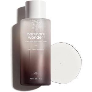 haruharu Wonder Black Rice Hyaluronic Toner, Deep Hydration, Glass Skin, Hyaluronic Acid, Lavender Oil, Skin Plumpling, Korean Skincare, Vegan, Cruelty-Free, 10.1 fl.oz(5.1 Fl Oz (Pack of 1))