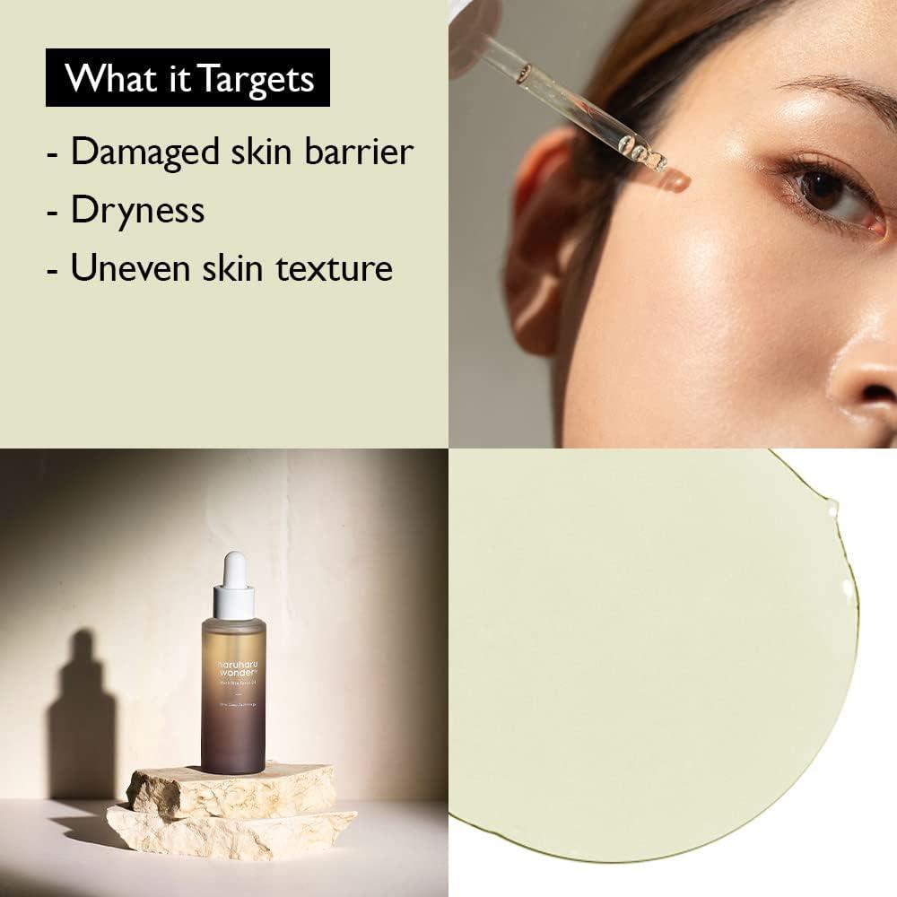 image:imageHARUHARU wonder Black Rice Facial Oil Fast Absorbing Radiant Skin For all type of skin Vitamin E Korean Skicare Vegan 101 fl oz101 Fl Oz Pack of 1